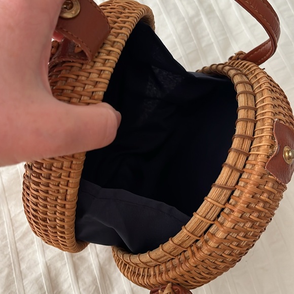 NWOT rattan circle bag - Picture 4 of 5